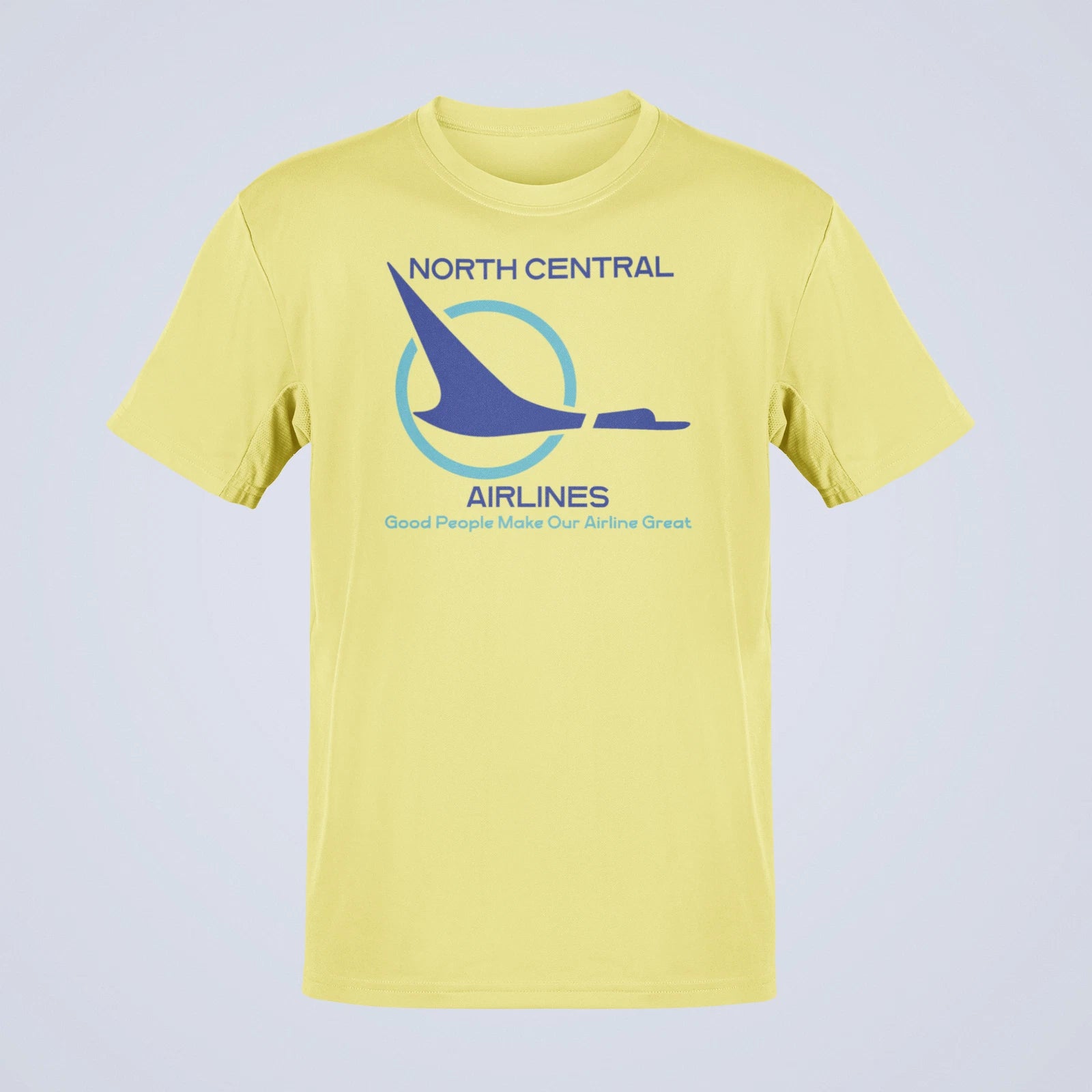 North Central Airlines Blue Goose Vintage American Carrier Retro T-shirt