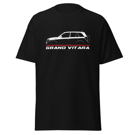 Premium T-Shirt For Suzuki Grand Vitara 2008-2017 Car Fans Birthday Gift