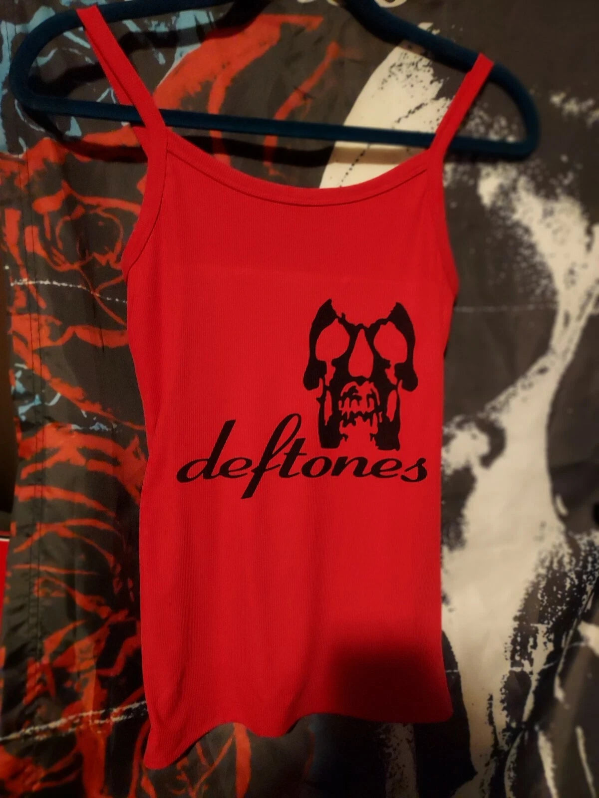 Deftones tank top ribbed deftones shirt any size  xs through xxl