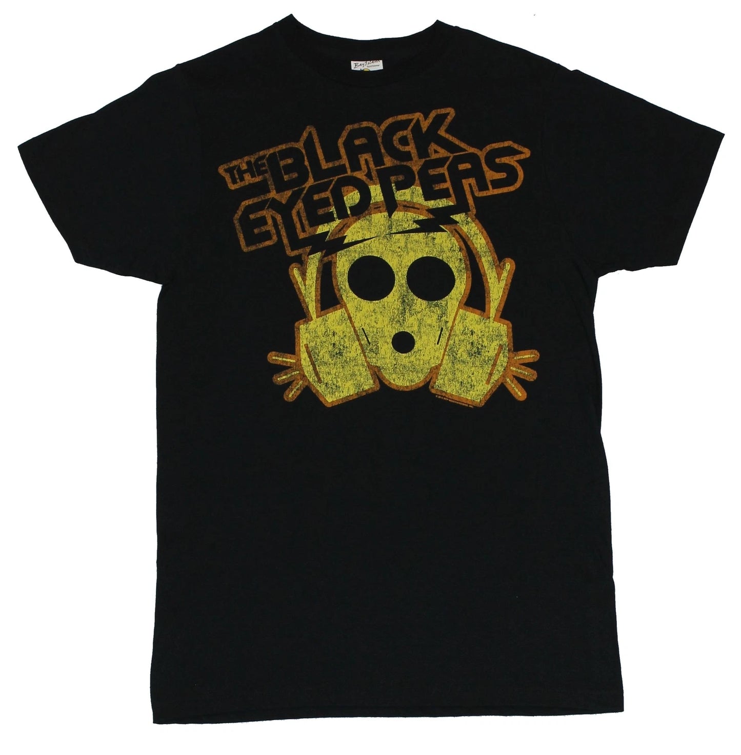 Black Eyed Peas, The Fergie, Will I am Adult New T-Shirt  - Distressed Headphone