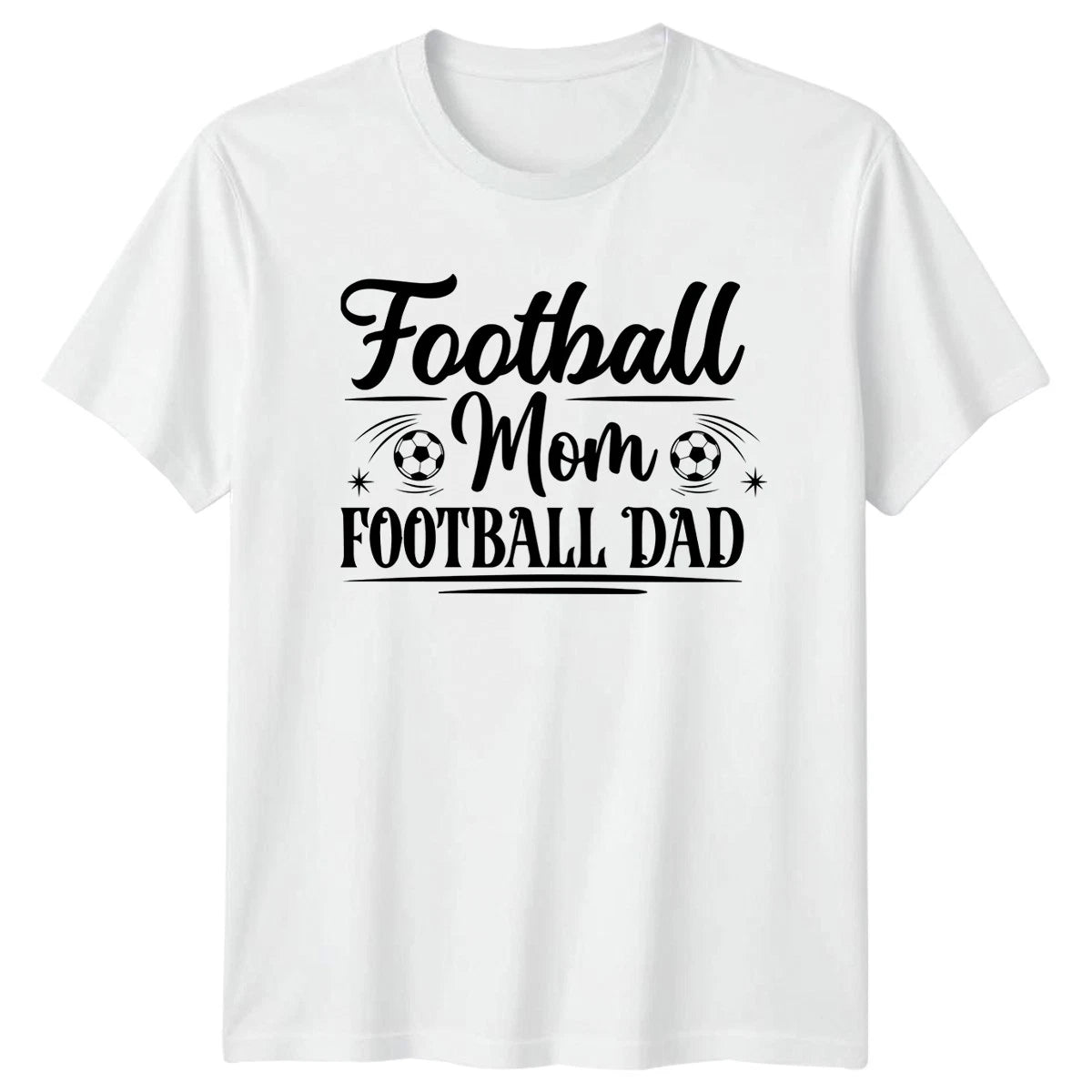Football Mom Football Dad T-Shirt Soccer Parents Football Parents Day Gift