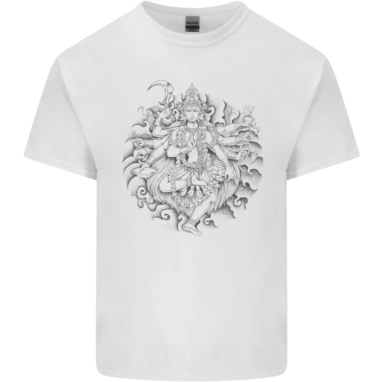 Goddess Shiva Hindu God Hinduism Religion Mens Cotton T-Shirt Tee Top