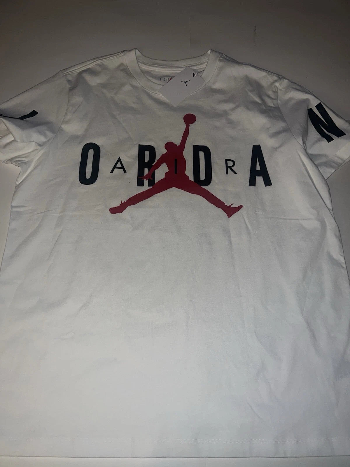 Air Jordan Men's Stretch White T-Shirt Sz M-XXL $40 DV1445-100 NEW
