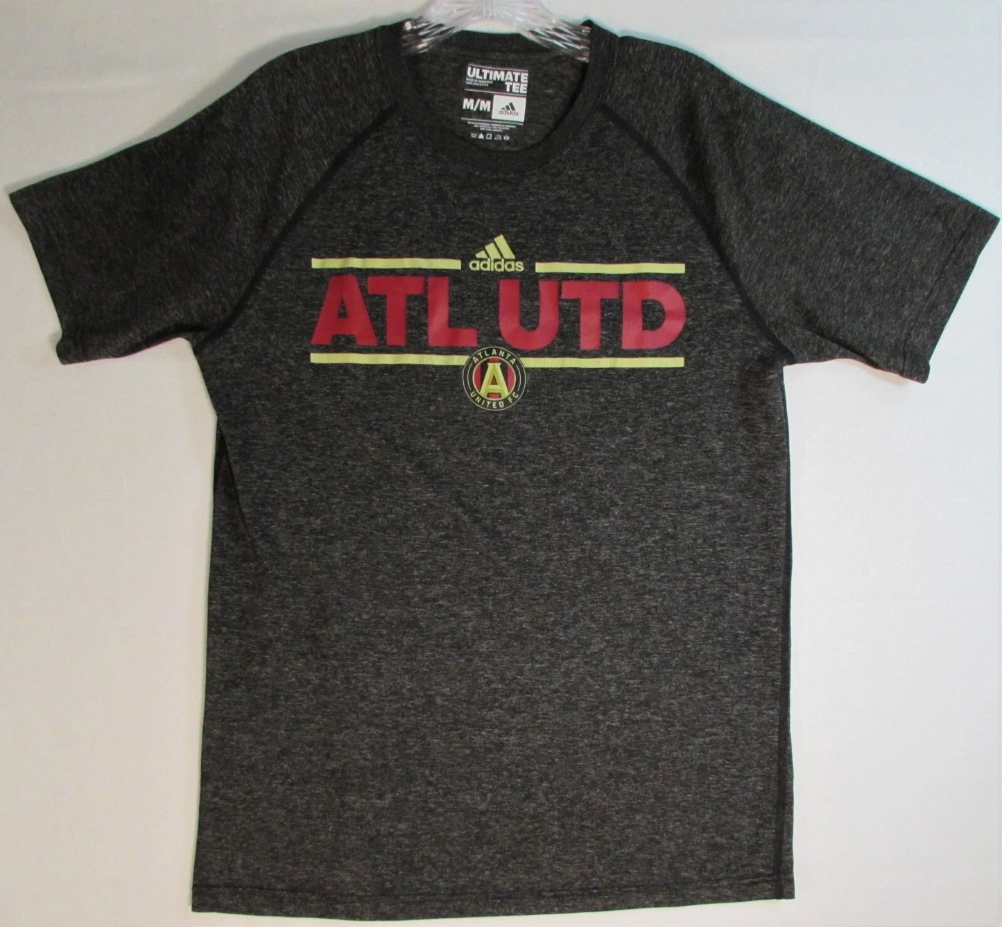 ATLANTA UNITED Adidas T-Shirt Gray ATL UTD Soccer / Football MLS Men Medium M