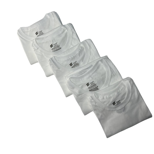 Hanes T-Shirt Men's Comfort Soft Super Value 5pk Crew Neck  White