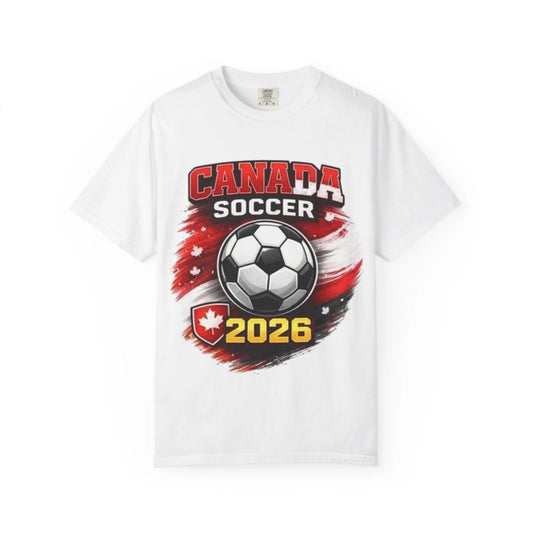 Canada World Cup Soccer 2026 T-shirt | Soccer Ball Canada Crest