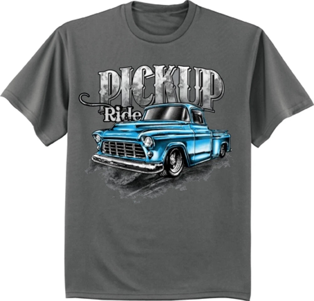 Pickup Truck Classic Car T-shirt Dad Gifts Mens Graphic Tee