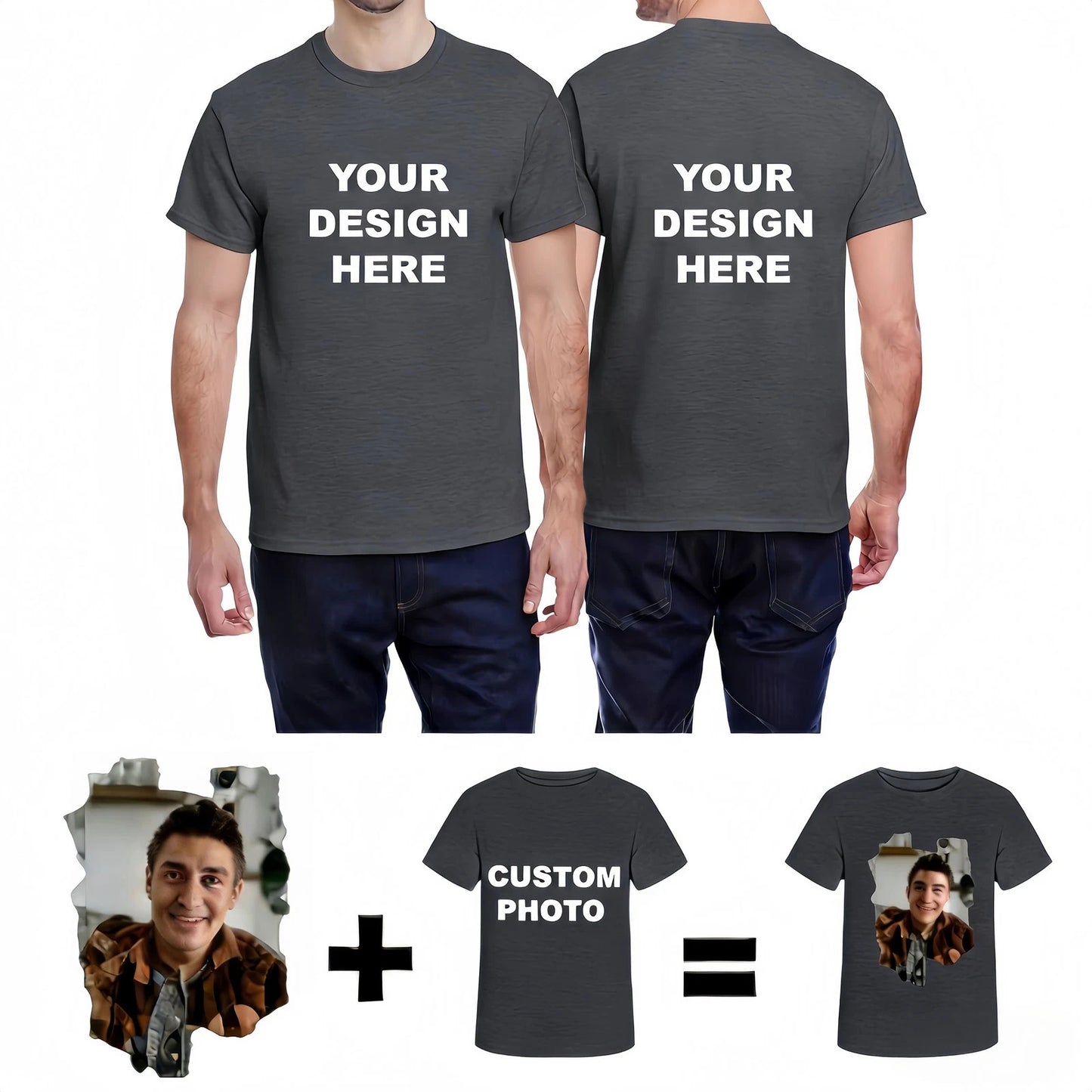 Personalized custom design - Name, text, image - Print your own T-shirt