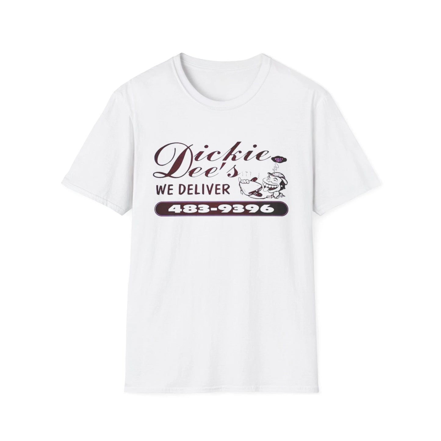 Dickie Dee's Newark NJ T-Shirt Italian Hot Dog Food Logo Vintage New Jersey soft