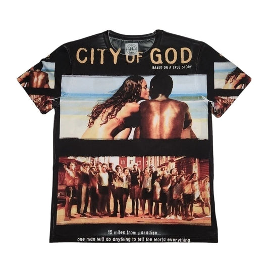 Custom City of God Sublimation T-shirt movie Brazil