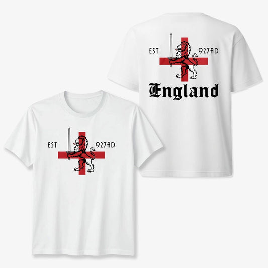 Mens St Georges Day T-Shirt England Lion Country George's Him English Unisex Top