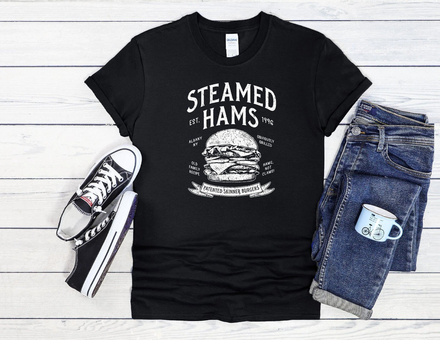 Steamed Hams T-Shirt Vintage Design Men Women Unisex Shirt Hoodie Baseball 4235