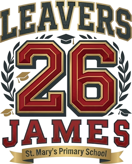 Personalised Class of 2026 Kids Leavers Shirt | School Graduation Tee [cite: 1]