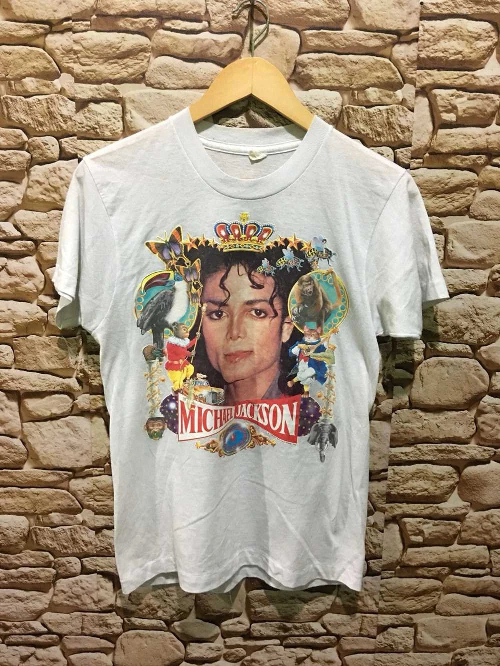 Vintage Michael Jackson King of Pop History Tour T-Shirt Men's Retro Graphic Tee
