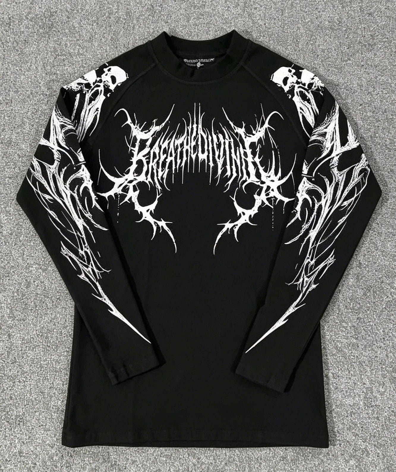 Breathedivinity Striped high-elastic sports tight long-sleeved shirt