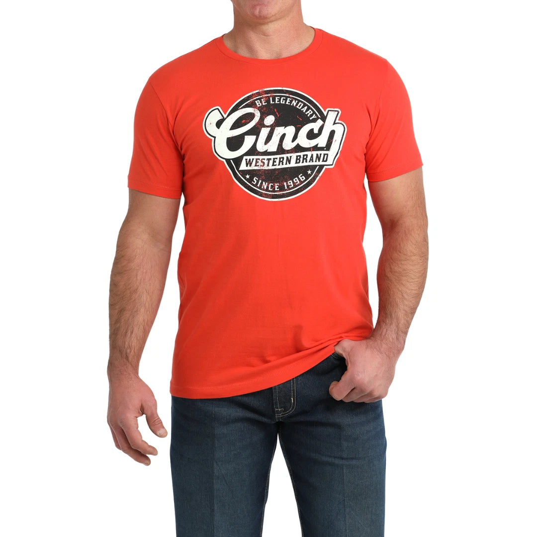 Cinch Men's Be Legendary Red Graphic T-Shirt MTT1690709