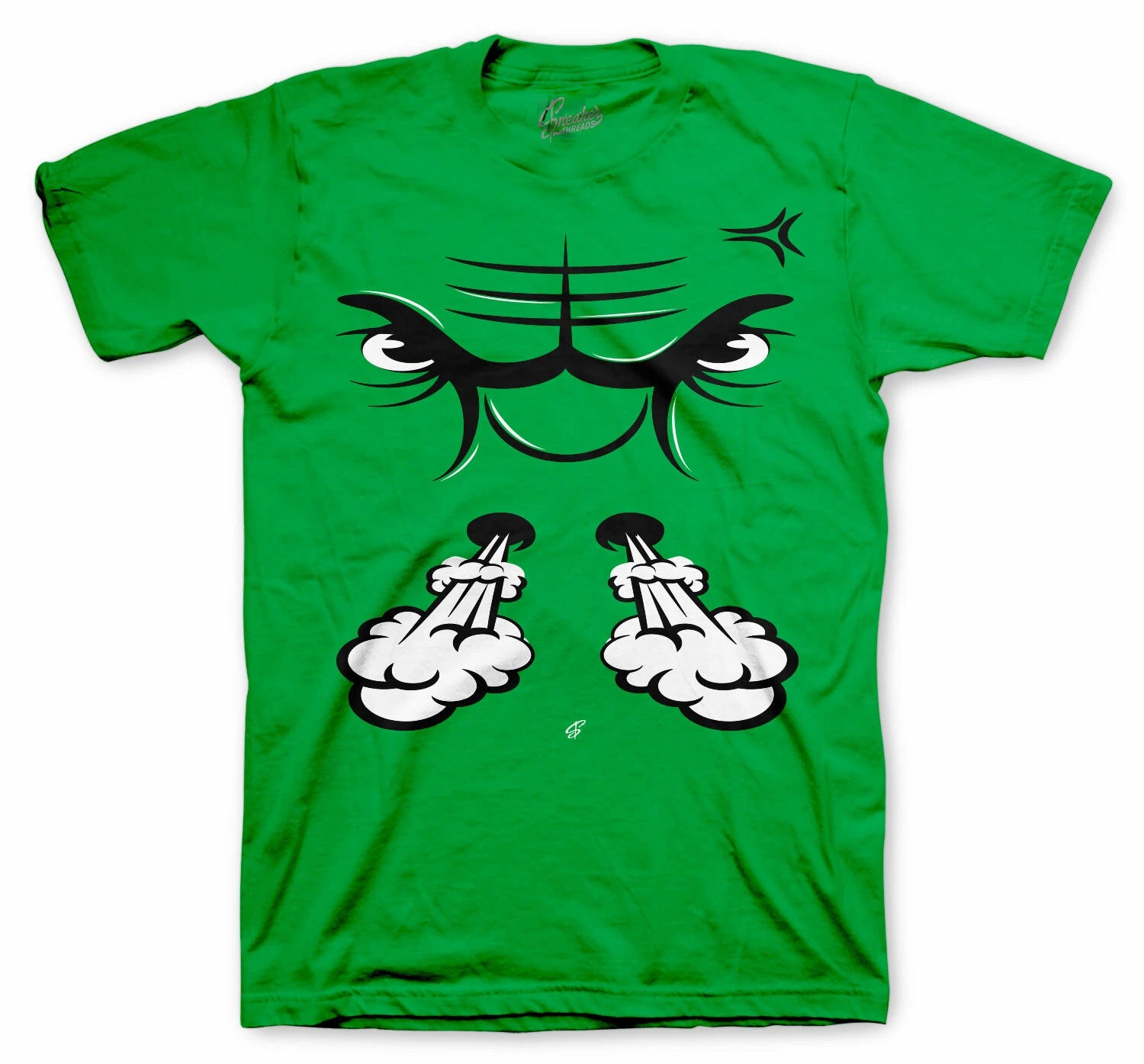 Shirt To Match Jordan Retro 3 Pine Green  - Raging Face Tee
