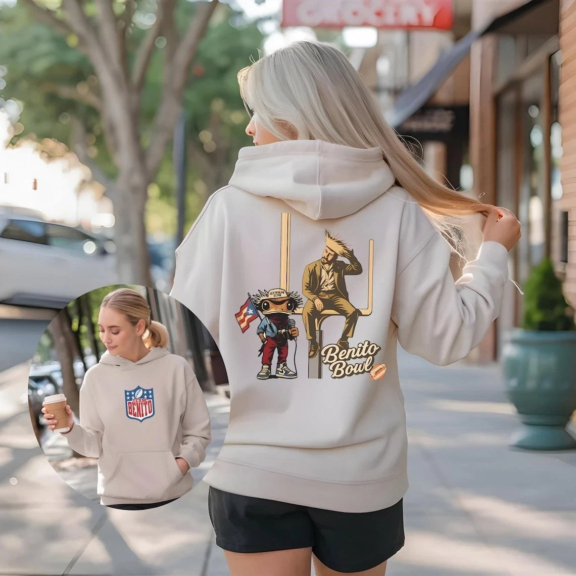 Bad B 2026 Football Champs Gift, Sweatshirt Hoodie Benito Bowl Gift For Fan