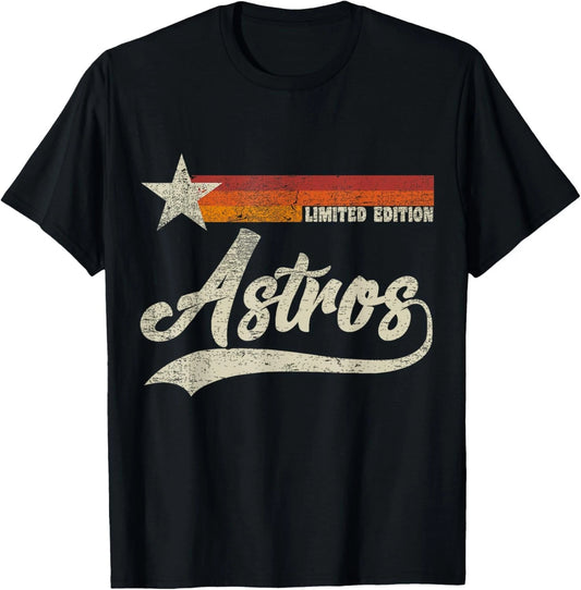 Vintage Astros Retro Style 70s 80s First Name Gift Unisex T-Shirt