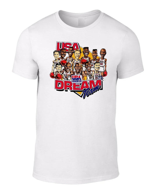 1992 Dream Team Big Head Style T-shirt