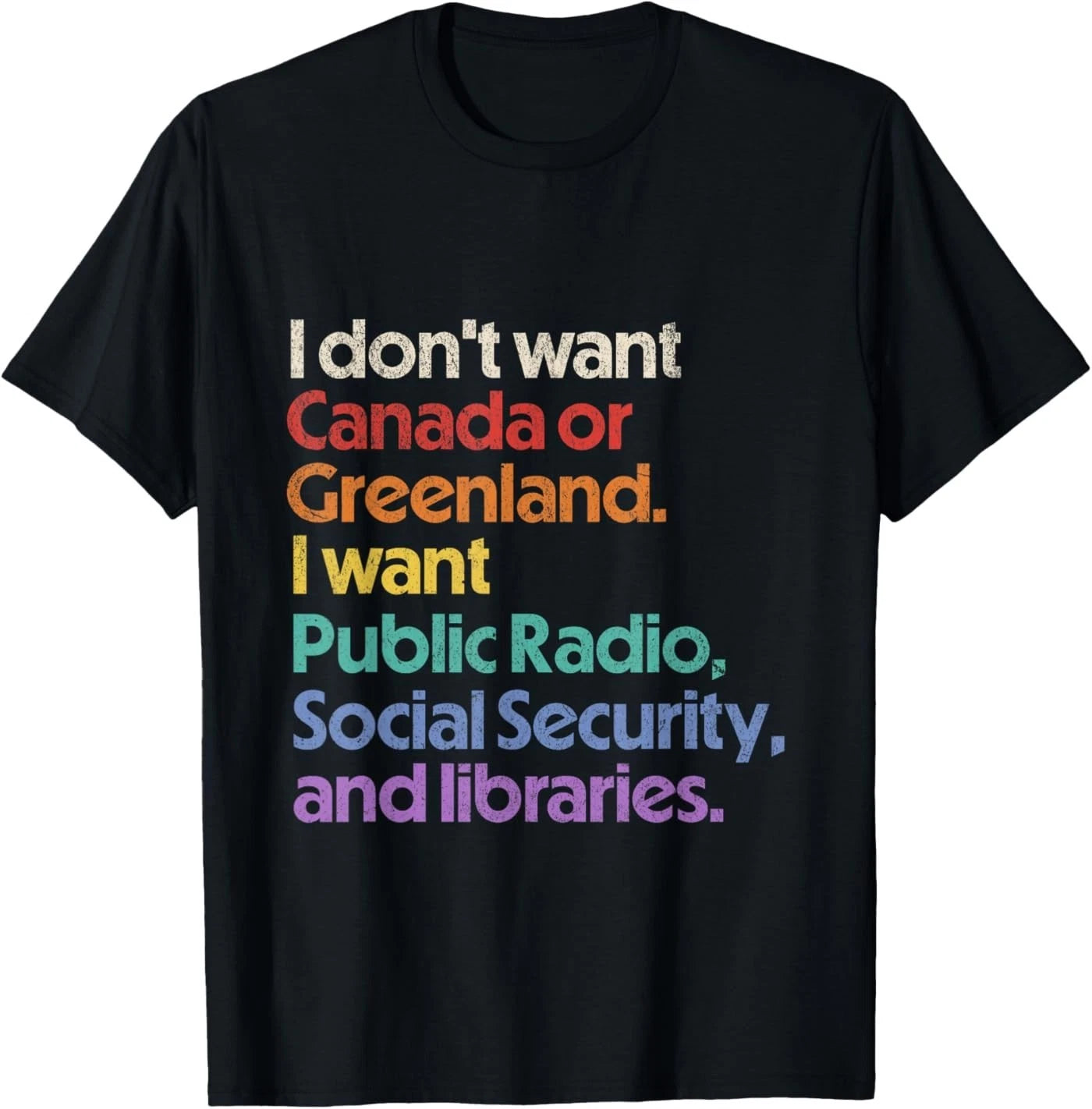 Protect Public Broadcasting, Social Security, Libraries T-Shirt