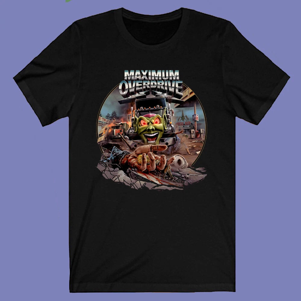 Maximum Overdrive Classic Horror Movie Men's Black Size S-3XL
