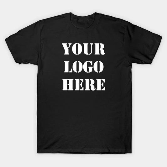 Big & Tall 7X HW Black Custom Pro Club Tee Shirt Your Artwork Printing Email Us