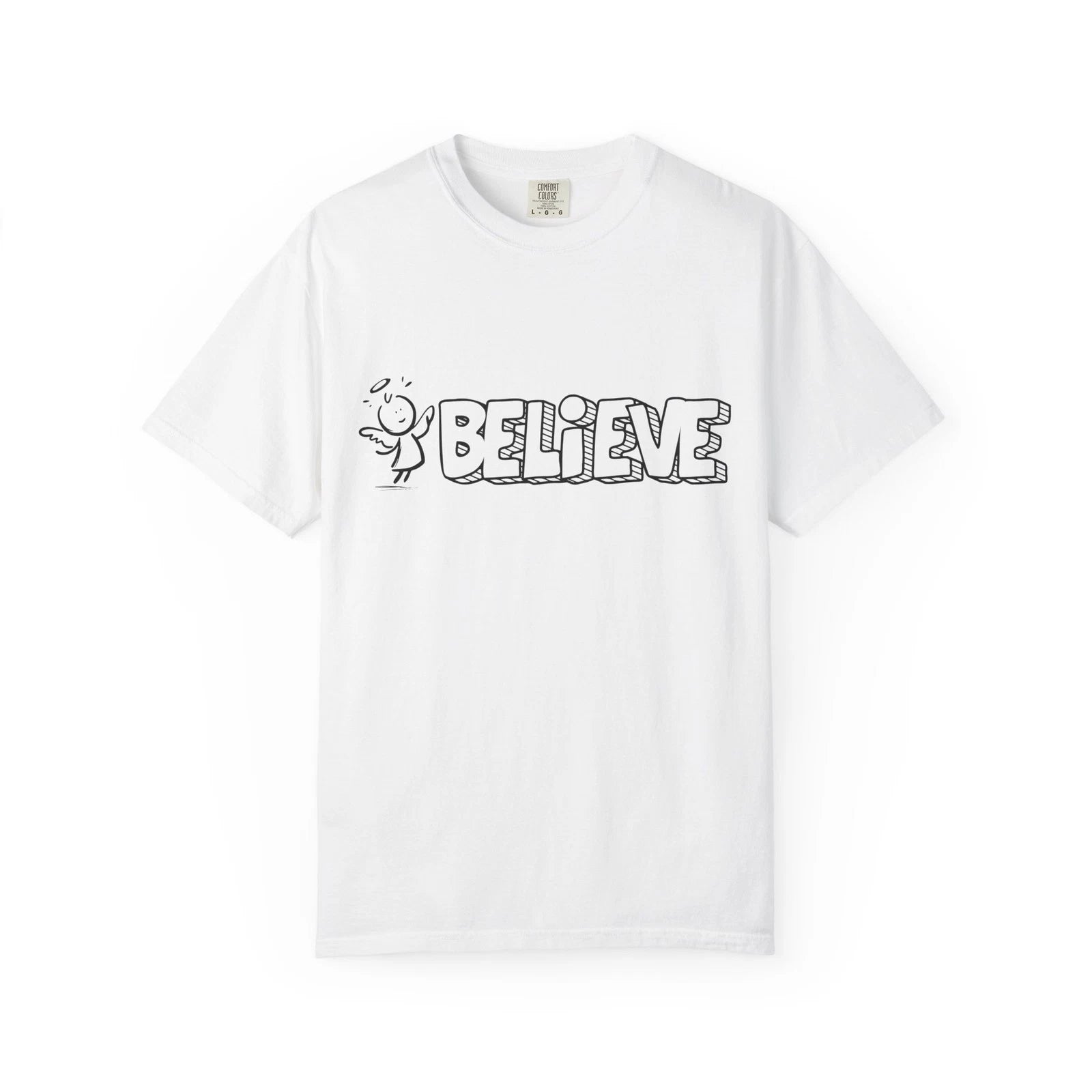 Believe Angel Tee | Faith Graphic T-shirt