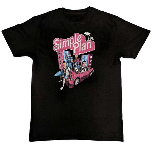 Simple Plan Graphic Print Unisex Mens T-Shirt S M L XL 2 3 4 XL