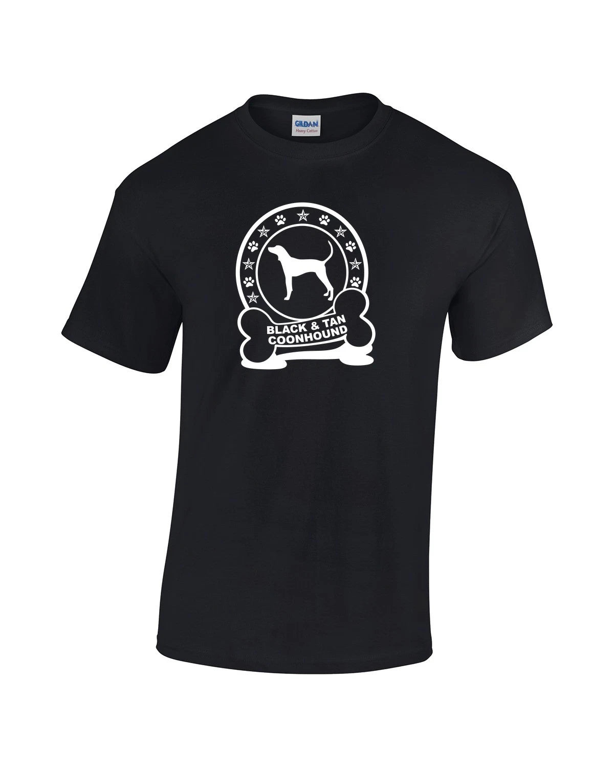 Black & Tan Coonhound T-Shirt Dog Lover Tee Apparel Gift Cotton Premium