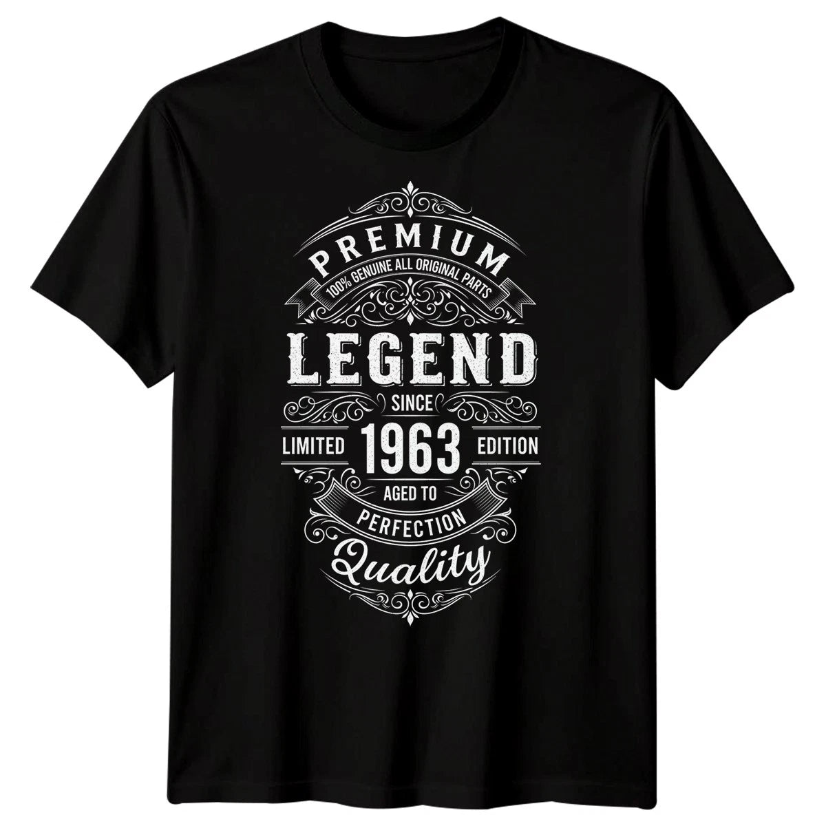 Premium Legend Since 1963 Mens T-Shirt 63rd Birthday Gift Vintage Edition