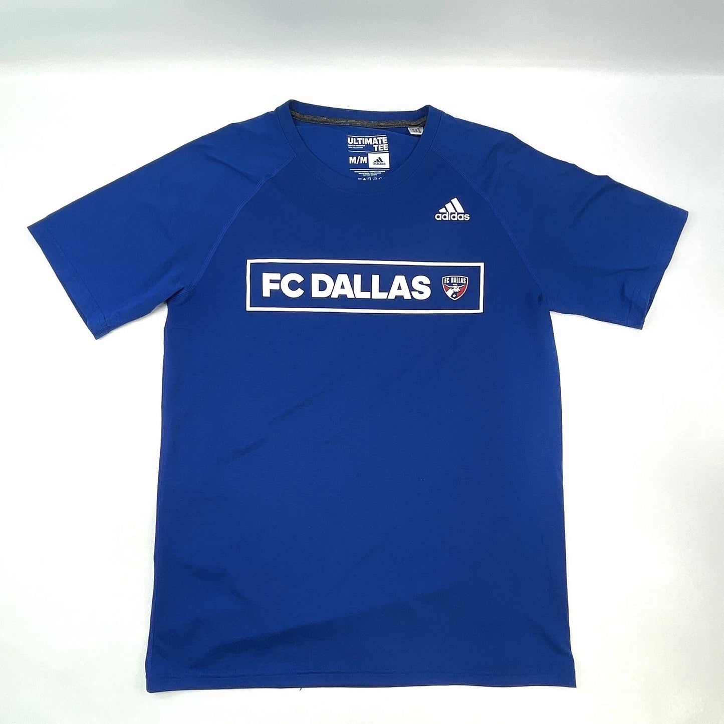 Adidas Soccer FC Dallas Ultimate Tee Blue Jersey T-Shirt #6 Men' Size M Sport
