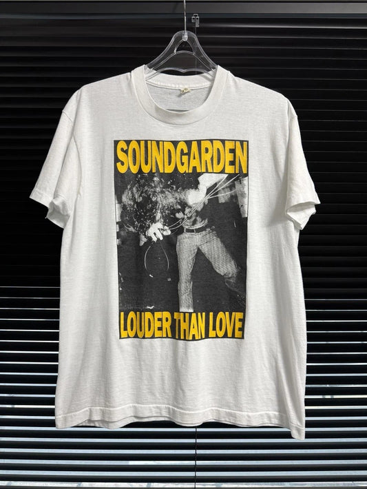 Vintage 90s Soundgarden Louder Than Love White Unisex T shirt S-5XL