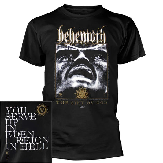 Behemoth The Shit Ov God Reign In Hell Shirt S-XXL Tshirt Official Band T-Shirt