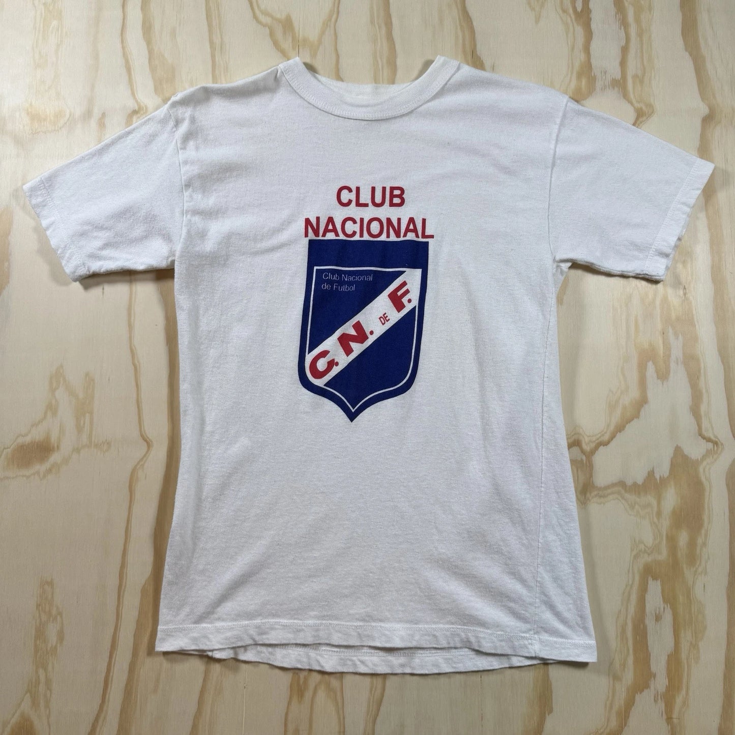 1980s Tshirt Uruguayan Futbol Club Nacional De Football Pro Soccer Tee Vtg Bolso