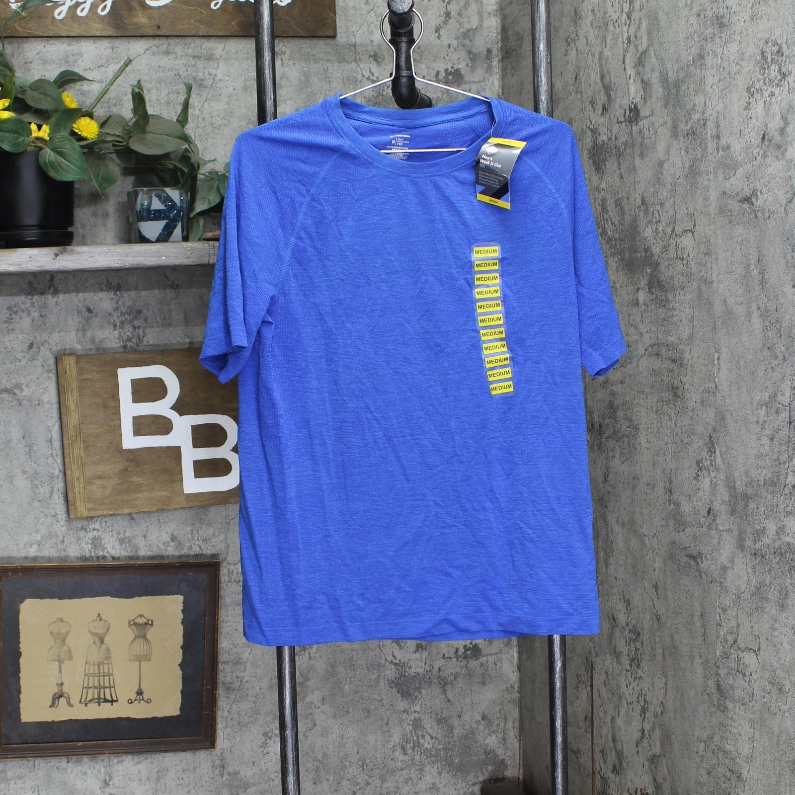 member's Mark Mens Work It Out Active T-Shirt Tee ALPSM11120 S-2XL