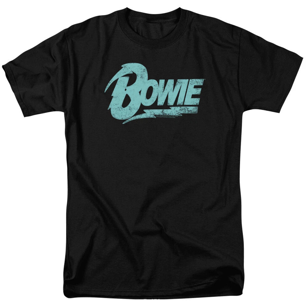 David Bowie Lightning Bolt Logo Men’s T-Shirt S-5XL Licensed Music Legend Tee