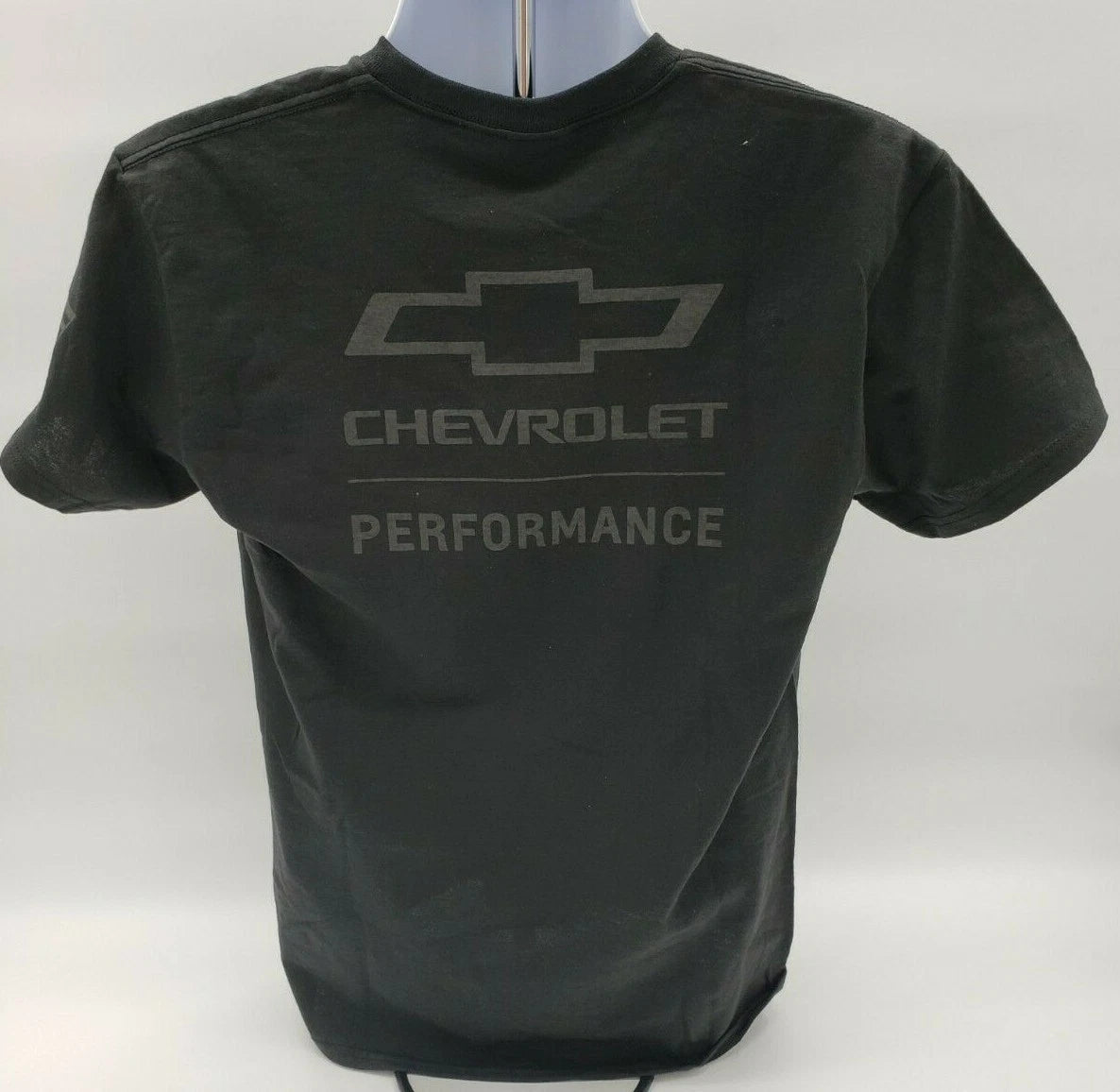 Black T-Shirt w/ Gray Chevrolet Performance Script / Logo & Bowtie Emblem