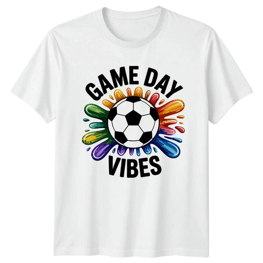 Game Day Vibes T-Shirt Game Day Soccer Birthday Gift For Him And Her