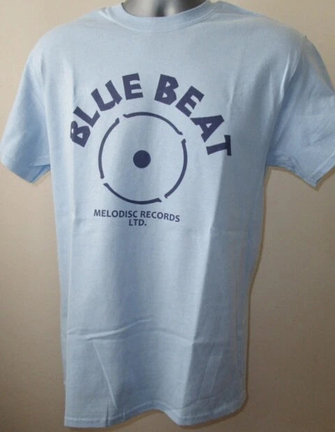 Blue Beat Records T Shirt Retro Ska R&B Music Label Dub Vinyl Prince Buster V304