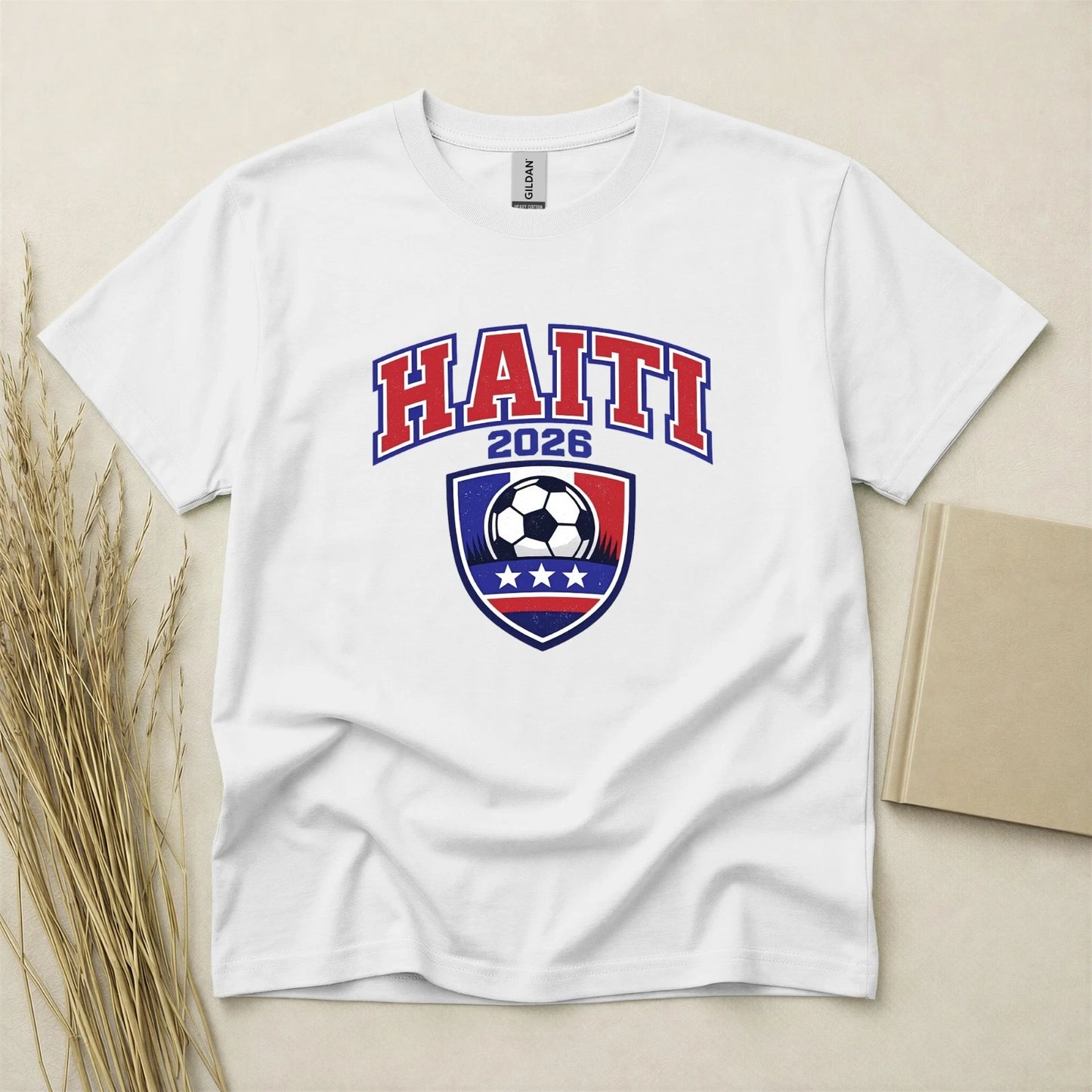 Haiti 2026 Football Fan T Shirt Soccer Supporters Gildan Cotton Family Top