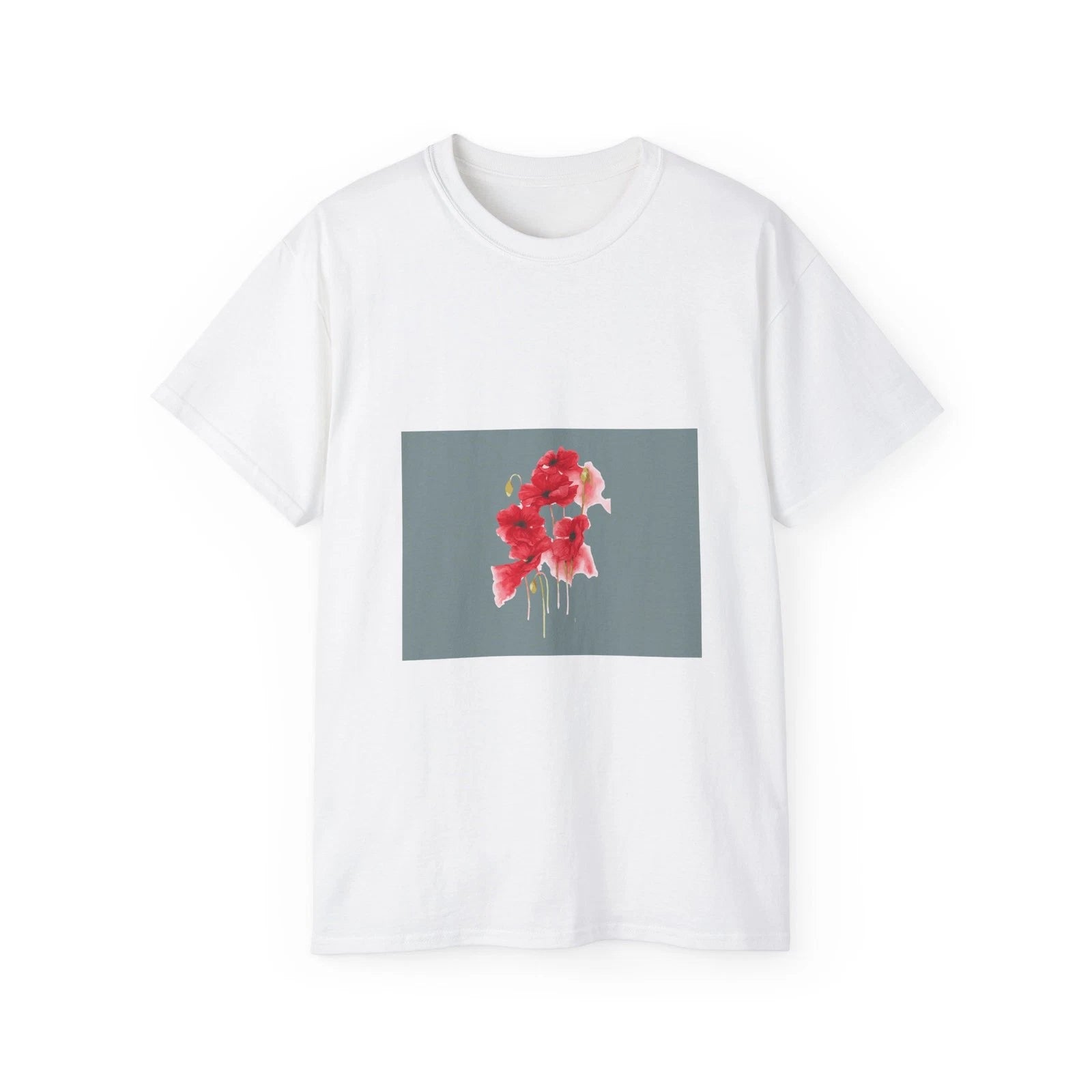 Watercolor Beautiful Flowers Flowers Floral | Custom Graphic T-Shirt