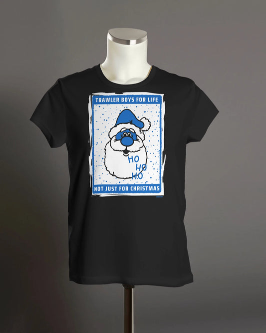 TRAWLER BOYS Xmas T Shirt | Lowestoft Town Crown Meadow Suffolk Santa Christmas