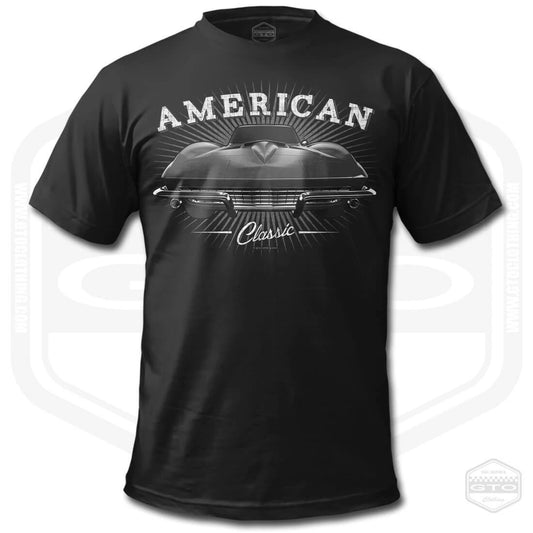 1967 Corvette Stingray Classic Vintage Muscle Car Men's T-Shirt Gift Car Guy