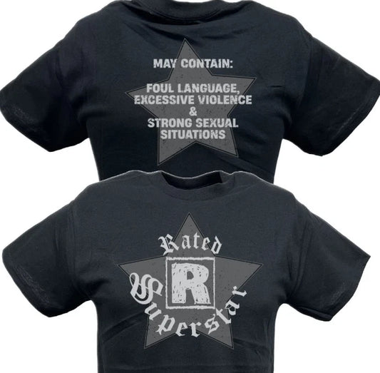 Edge Rated R Superstar Logo Mens Black T-shirt