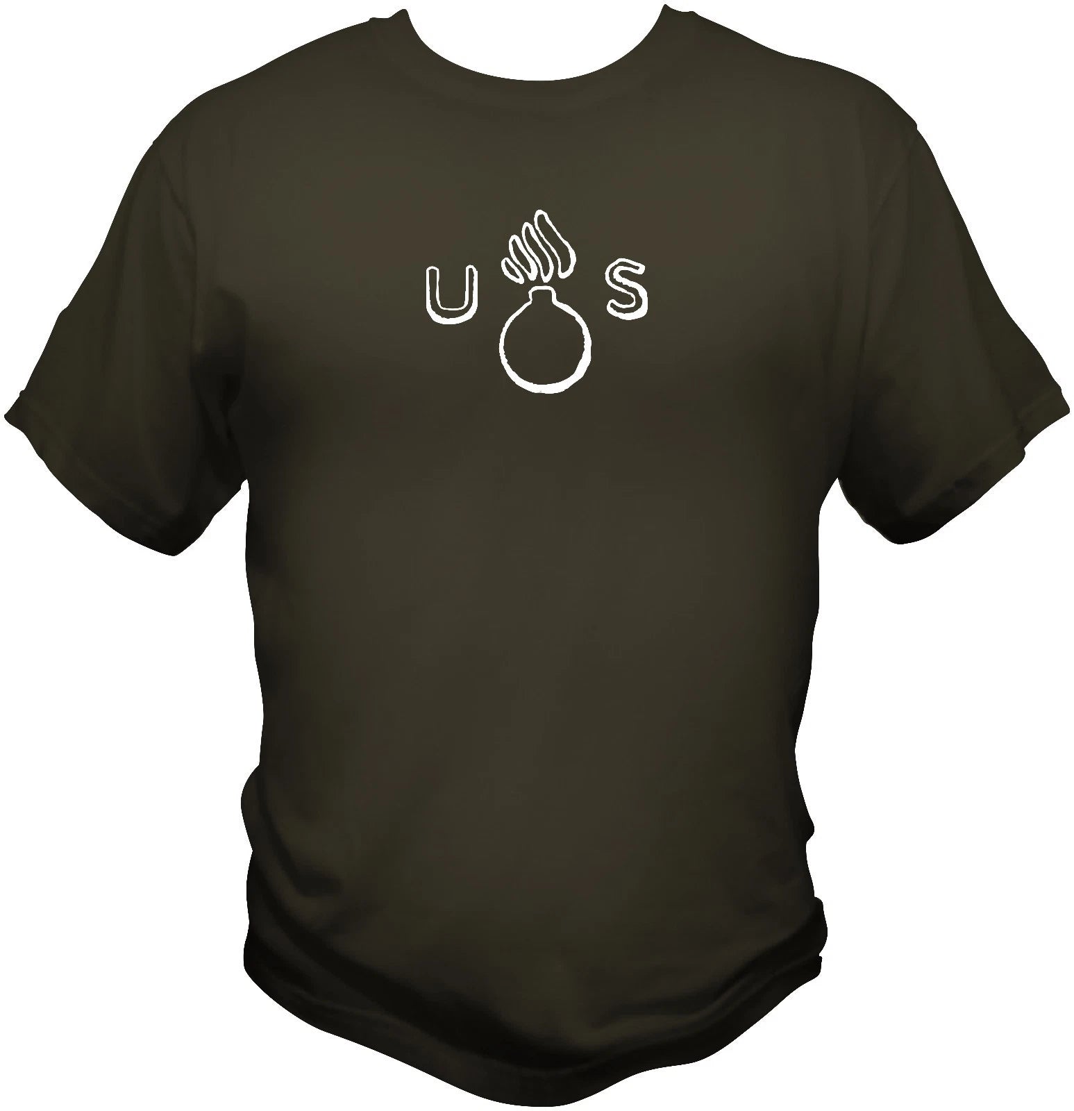 WWII  Flaming Bomb T Shirt WWII M1 Garand Sherman Ammo 30-06 Artillery Army  -22