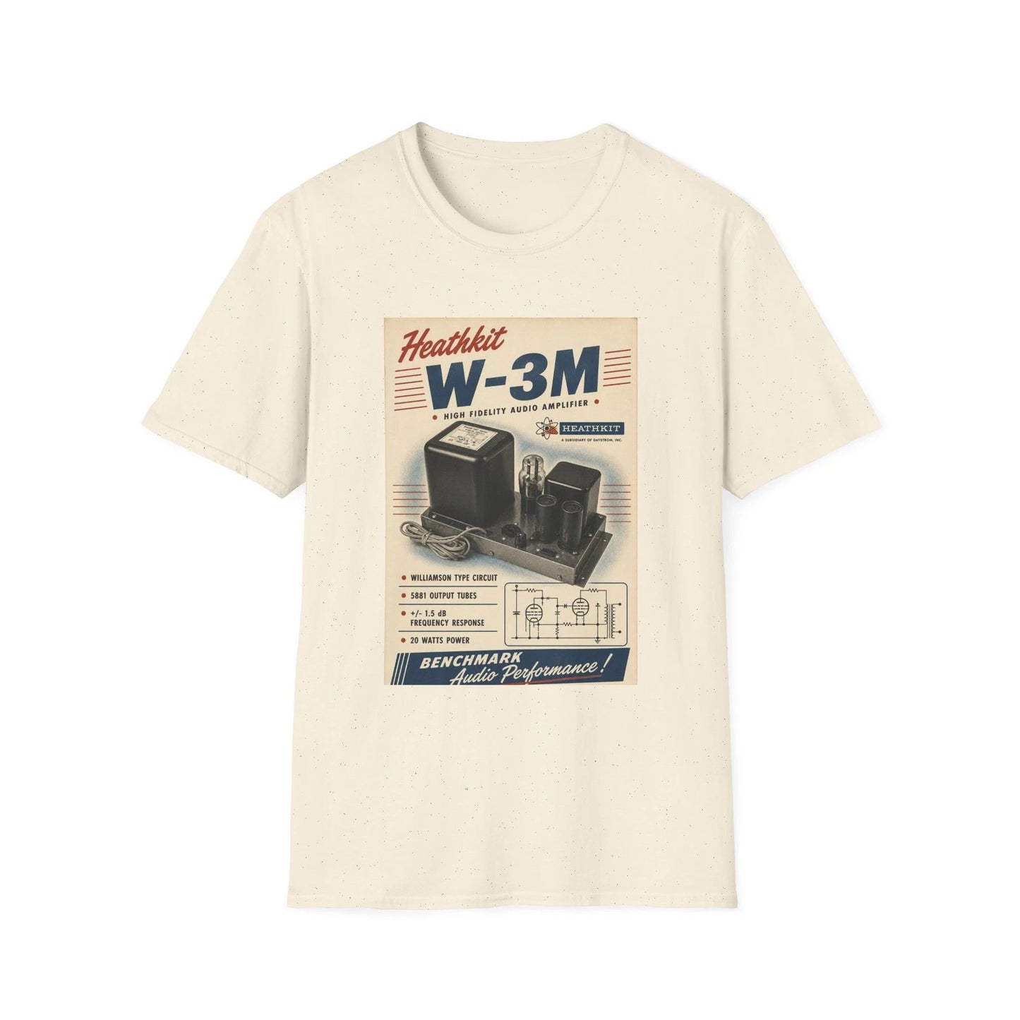 Heathkit W-3M Audio Amplifier engineering humor vintage T-Shirt