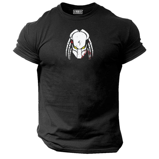 Predator T Shirt Gym Clothing Bodybuilding Training Workout Exercise Boxing Top