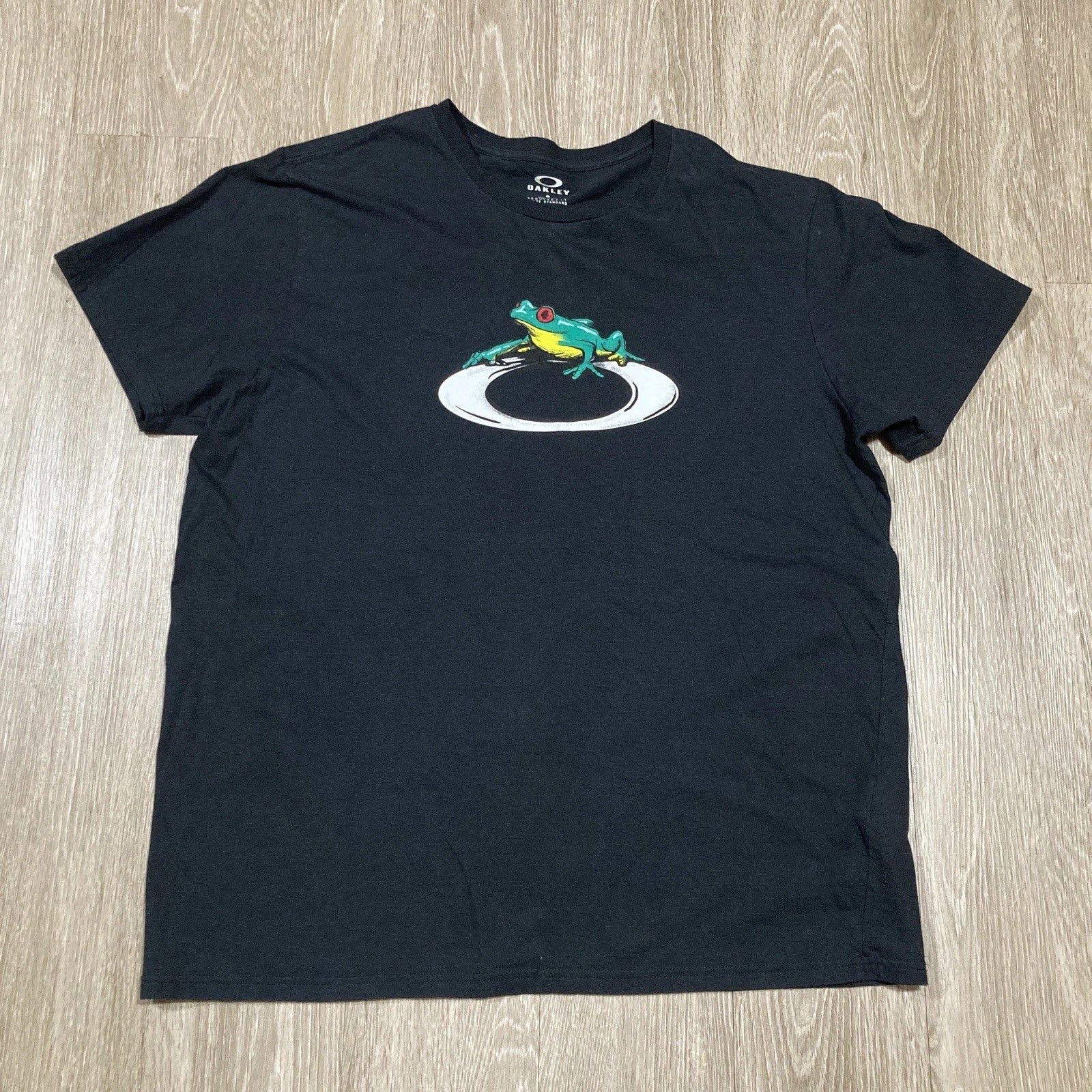 Oakley Shirt 2XL Frog Logo Active-wear Outdoors Streetwear Tee