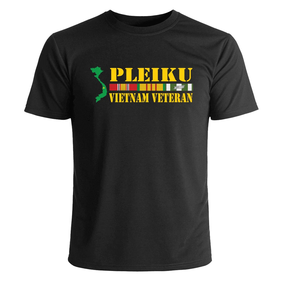 Pleiku Vietnam Veteran Duty Station T-Shirt
